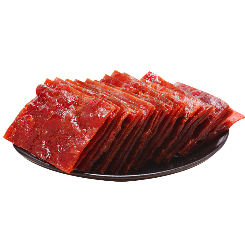 自然片手撕猪肉脯靖江肉片中靖