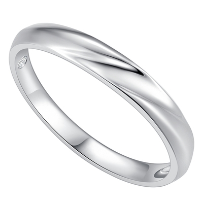 潮宏基铂雅铂金钻石戒指