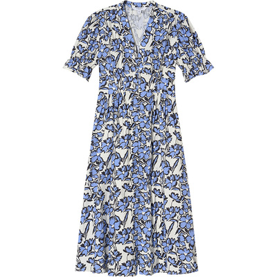 LKBENNETT法式复古印花连衣裙