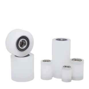 尼龙轴承滑轮导向滚轮平移门耐磨靠轮定位压线轨道传送带滚筒配件