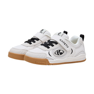 卡特兔儿童皮面板鞋2026新款春季男童百搭休闲鞋女童软底运动鞋