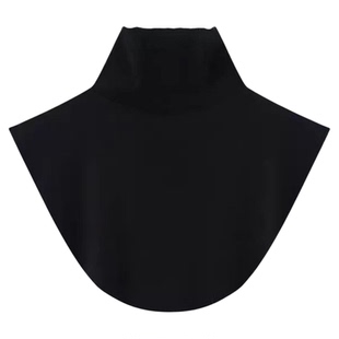 防寒假领中老年人加厚保暖围脖男女通用护颈不勒脖衬衣内搭领子
