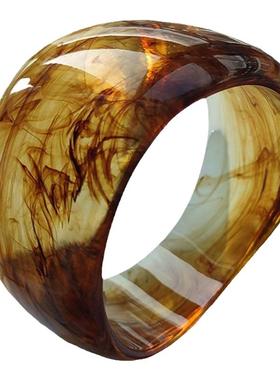 新中式文艺晕染树脂手镯