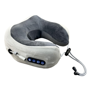 多功能揉捏家用颈椎按摩器 颈椎病护颈肩按摩仪U型按摩枕脖子热敷