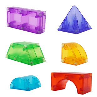 帝格磁力积木几何强磁力片方块长方体正方体数学早教教具磁铁玩具