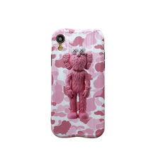 粉豹纹kaws苹果xr iphonex 6s手机壳1