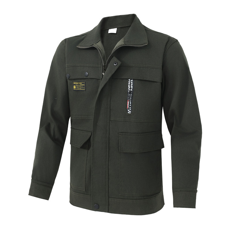 纯棉帆布防烫阻燃工作服定制