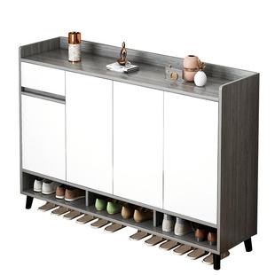 楼道鞋柜家用门口外走廊室内入户玄关柜新款2024爆款碗架收纳鞋架