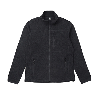 弹道猫麻雀针织软壳衫抓绒保暖