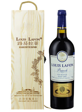 红酒礼盒装路易拉菲louislafon