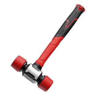 德力西橡胶锤子橡皮锤贴地板瓷砖安装锤实心胶锤榔头橡胶锤子工具