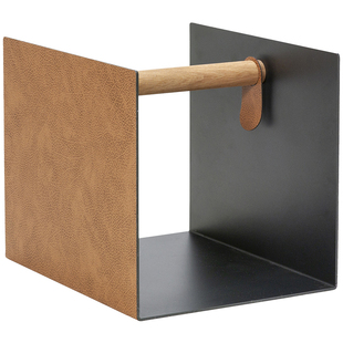 丹麦Lind Dna北欧轻奢皮革边桌沙发边几桩头柜迷你客厅茶几小户型