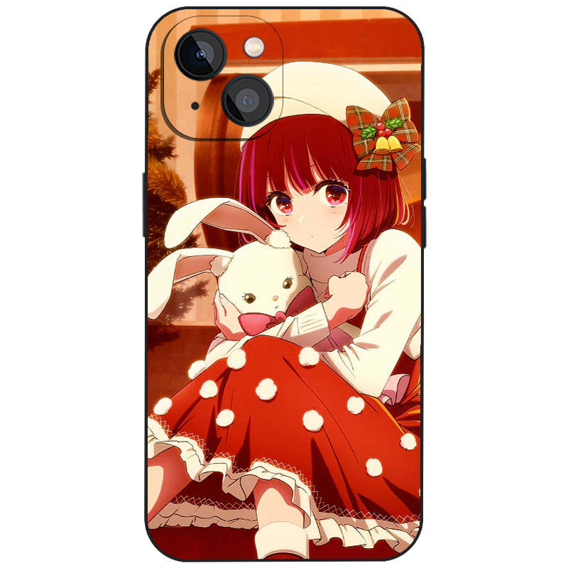 有马加奈圣诞治愈软萌冬日毛绒兔子日系小众手机壳动漫周边适用iPhone17苹果16二次元磨砂硅胶防摔磁吸保护套