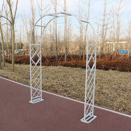 花架爬藤架拱门花园月季花铁架绿萝植物架户外铁艺花门庭院装饰