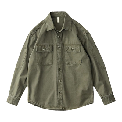 【限时优惠】工装衬衫男