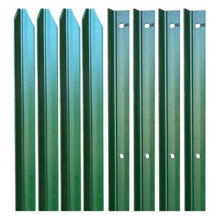 铁丝网围栏杆牛栏网立柱Y型三角铁加厚实心尖头立柱防锈养殖户外