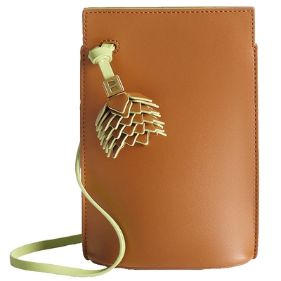 单肩手机包斜挎百丽同款包包女