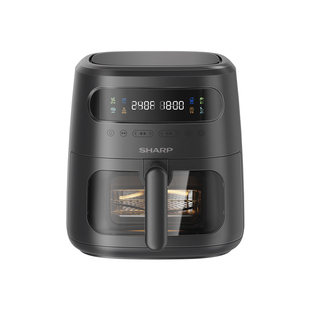 sharp夏普空气炸锅6L家用大容量轻油健康炸循环嫩烤多功能电炸锅