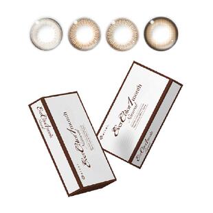 aisei/爱谢EverColor美瞳月抛 彩色隐形近视眼镜大小直径自然正品