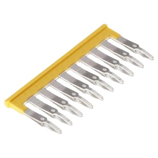 魏德米勒端子短接条ZQV4/10GE ZDU4弹簧端子插片短接片1609030000