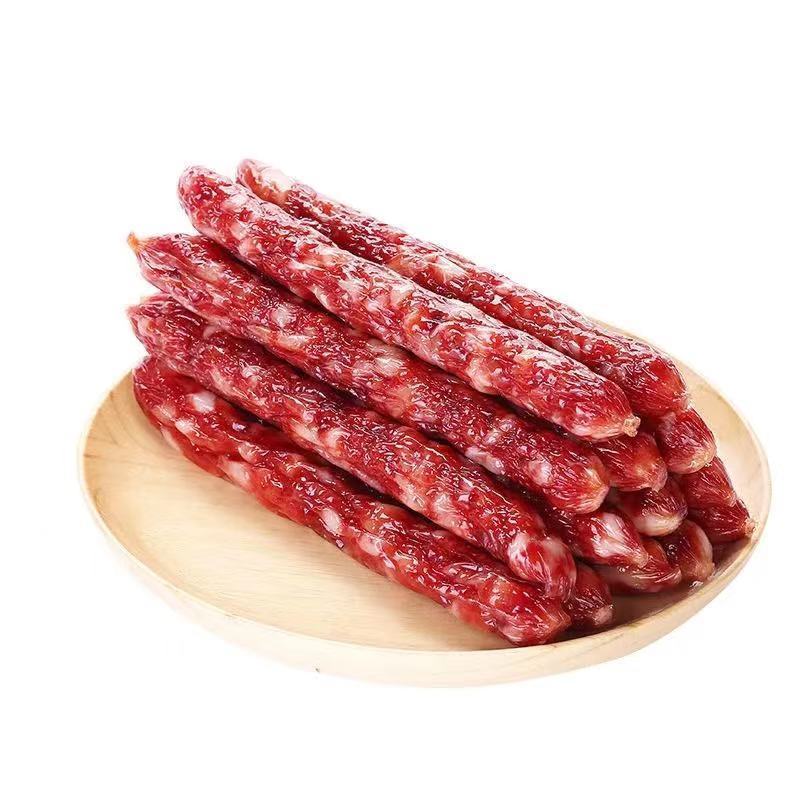 广式广味腊肠咸甜味香肠广东特产风味微甜腊肉腊肠煲仔饭腊味