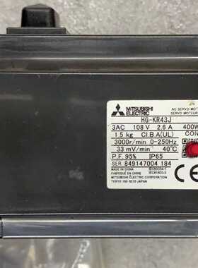 【议价-可维修】 Mitsubishi 电机 J4/400 HG-KR43J 工控备件  /