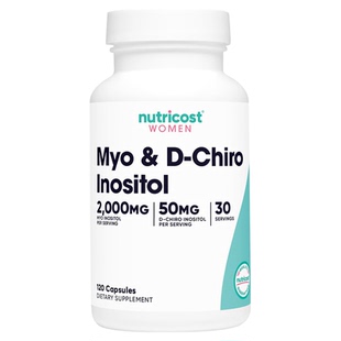 美国Nutricost肌醇40:1混合比例Myo inositol和D-Chiro Inositol