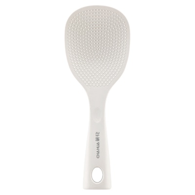 茶花硅胶饭勺可立式不粘米饭铲子