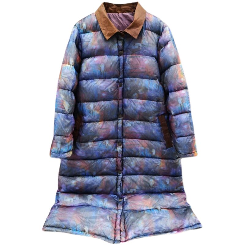 90绒白鸭绒轻薄保暖羽绒服女