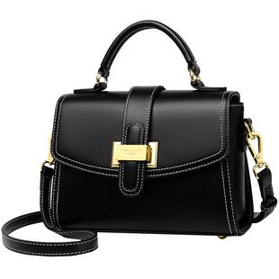 包包女包2025新款潮时尚女士斜挎包百搭手提包黑色精致单肩包小包