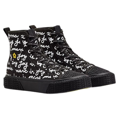 【礼物】MARC JACOBS/莫杰 MJ 织物字母小雏花设计潮流休闲鞋