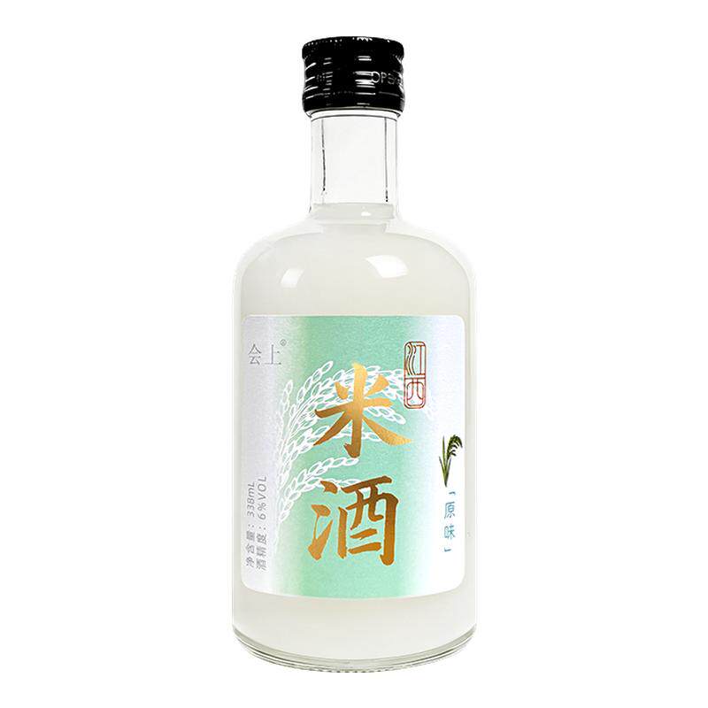 会上原味米酒338ml江西米酒正宗女士6度微醺慢发酵宴请聚会好携带