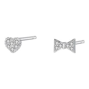 Surprise 999纯银闪钻迷你系列耳钉女睡觉免摘养耳洞高级感耳骨钉