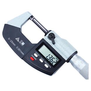日本三量数显外径千分尺 0-25mm高精度0.001电子螺旋测微器仪卡尺