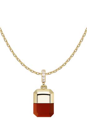 【自营】HEFANG Jewelry/何方珠宝幸运方糖锁骨链 好寓意礼物送人