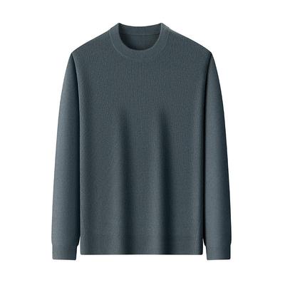 统悦可机洗100%纯山羊绒衫男