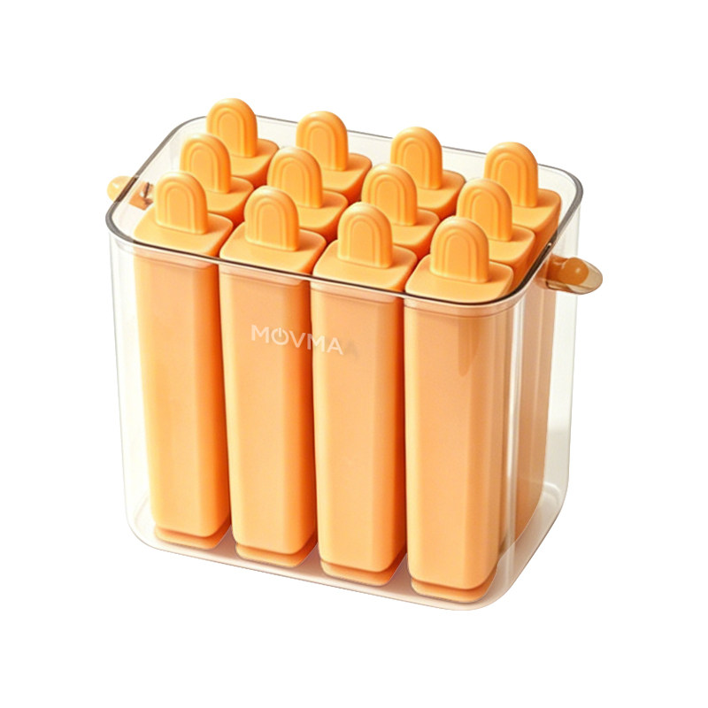 MOVMA雪糕模具冰淇淋DIY神器食品级硅胶家用冰棒冰棍冰糕冰块盒