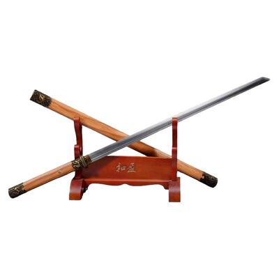 龙泉刀剑高锰钢唐横刀一体防身冷兵器龙虎长刀绣春刀长柄刀未开刃