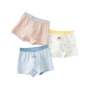 戴维贝拉儿童内裤A类男童四角宝宝裤衩平角短裤婴儿内裤不夹pp