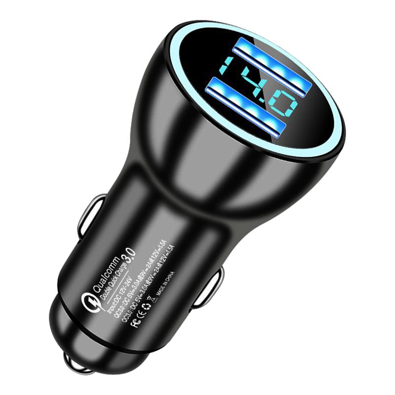 车载充电器手机超级快充头点烟器转换转接头合金多功能汽车用usb