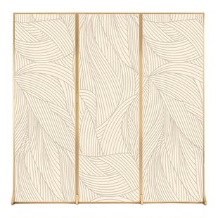 高级感现代极简屏风折叠移动隔断客厅玄关入户遮挡家用奶油风折屏