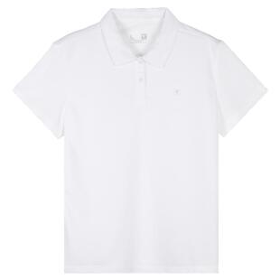 乔丹短袖T恤女装2026夏季新款翻领POLO衫女款白色速干休闲运动服