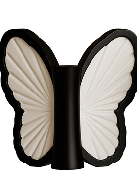 中古风摆件蝴蝶法式花瓶家居好物