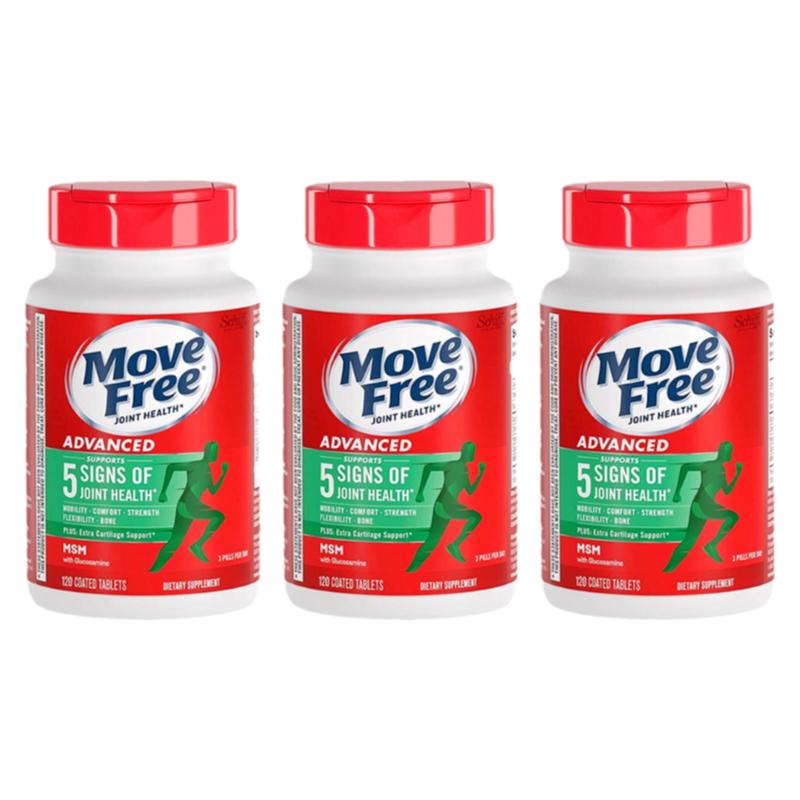 MoveFree维骨力氨糖绿瓶120粒