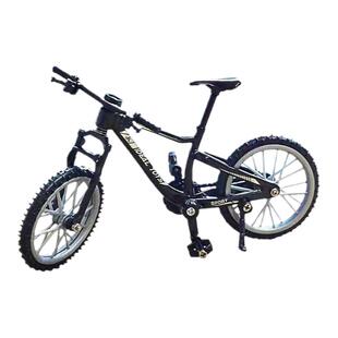 合金手指单车玩具迷你仿真自行车模型速降山地车创意礼品蛋糕摆件