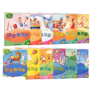 香港朗文Longman New Welcome to English Gold 1A1B2A2B3A3B4A4B5A5B6A6B 综合练习册 朗文新思维小学英语教材香港朗文国内版