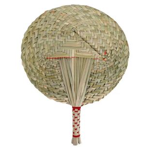 纯手工编织蒲草粽叶扇夏季宝宝老人纳凉防叮手摇扇中国风工艺蒲扇