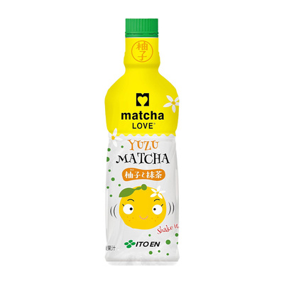 限定新品日本进口伊藤园matcha love柠檬味抹茶饮料无糖饮料475ml