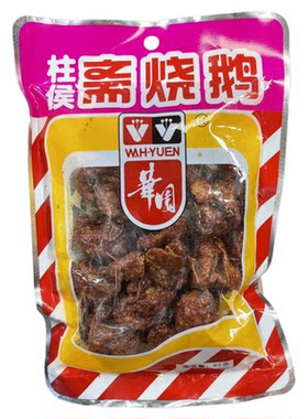 华园斋烧鹅面筋素食脆油炸豆制品