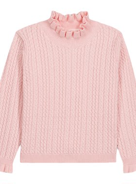 75折Little法国louise misha FW26女宝羊毛针织衫马甲背带裙帽子